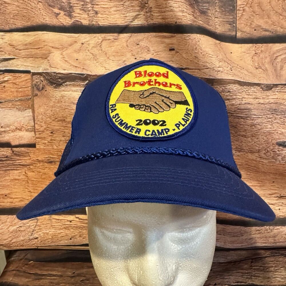 Vintage Royal Ambassadors Hat Cap Blood Brothers 2002 RA Summer Camp San Sun